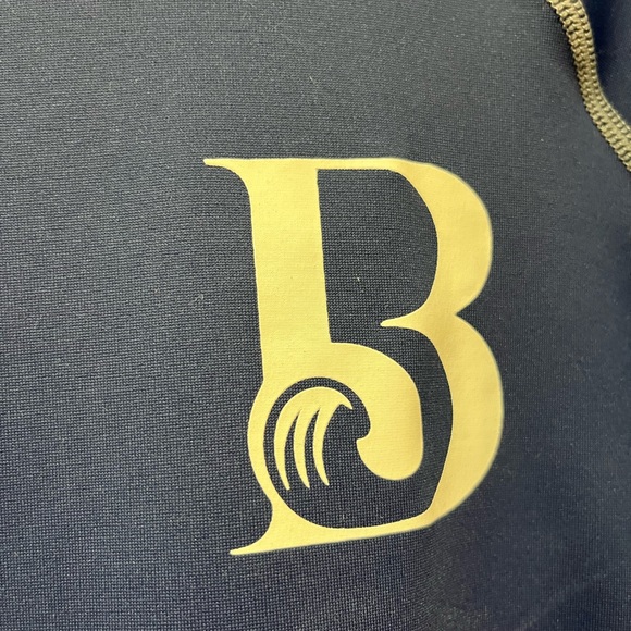 Palm Beach “The Breakers” navy & white deep blue gear water shirt - Picture 3 of 6